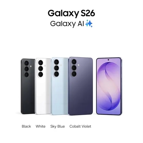 Samsung Galaxy S26 5G (12GB RAM, 256GB Storage) Exynos 2600 | 4300 mAh Battery | AI Phone | Cobalt Violet