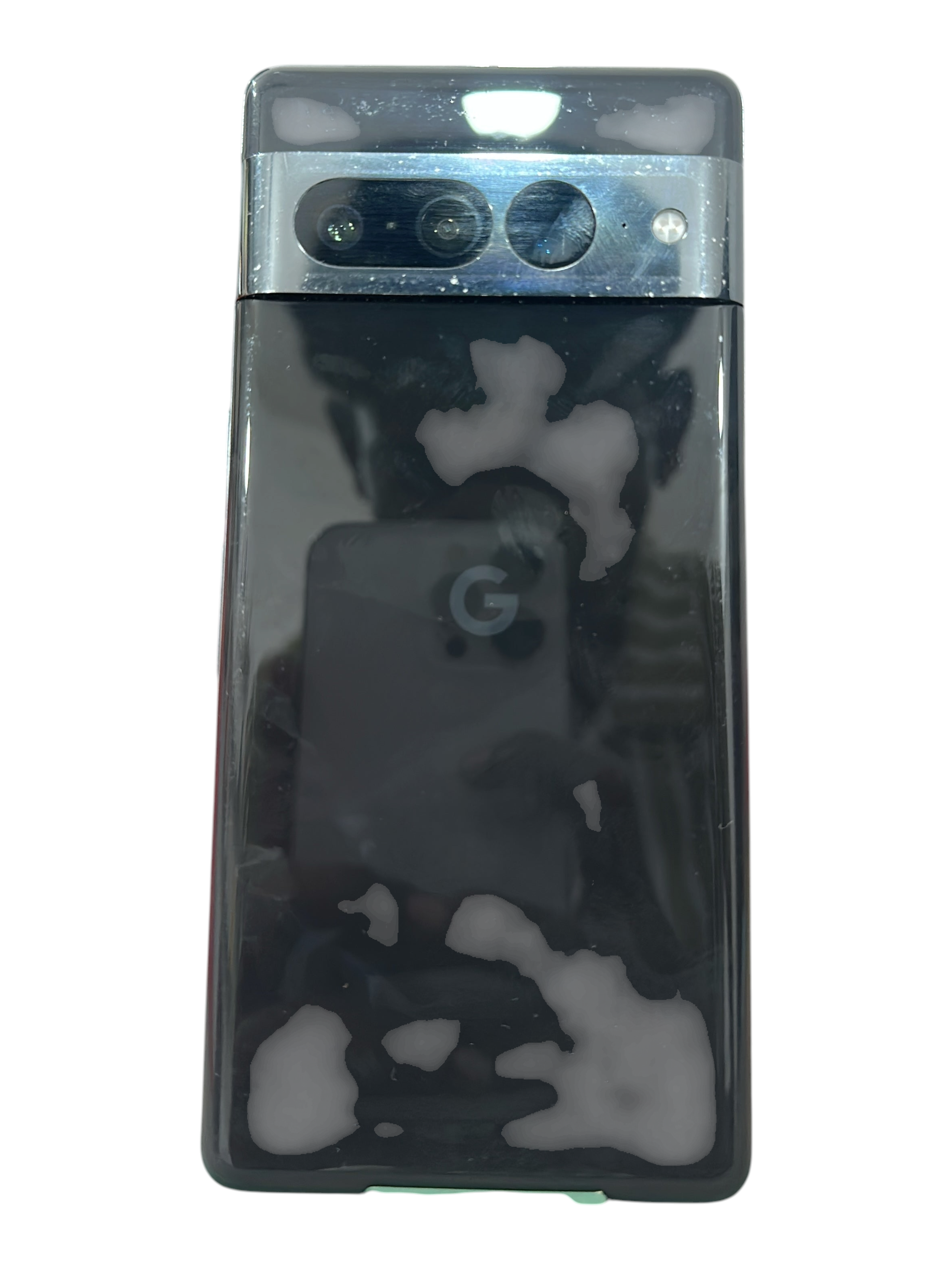 Iphoneio Official Google Pixel smartphone in obsidian black with a glass back and horizontal rear camera bar