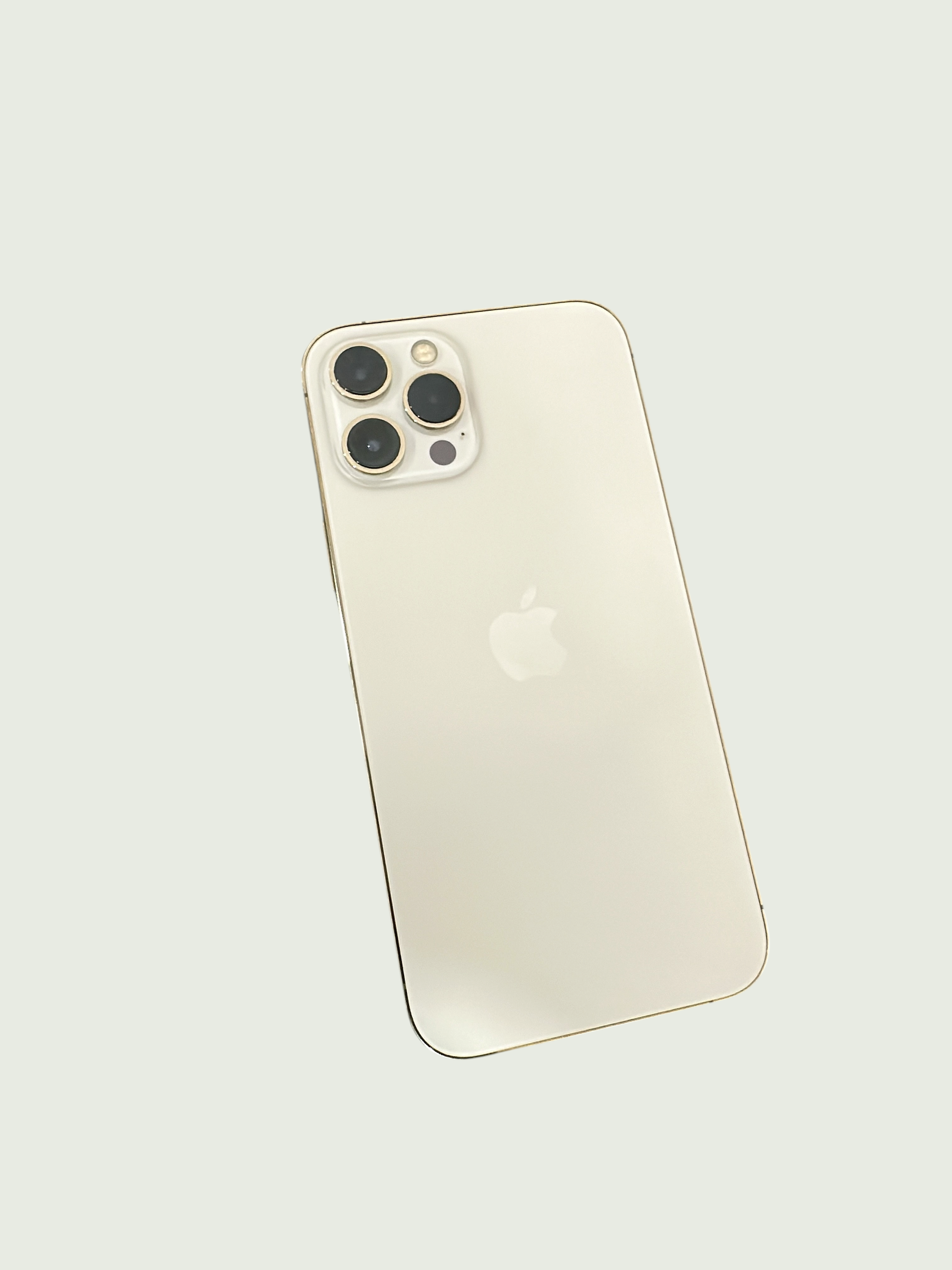 Iphoneio Official premium smartphone in light gold with a triple-lens camera system and sleek metallic accents.