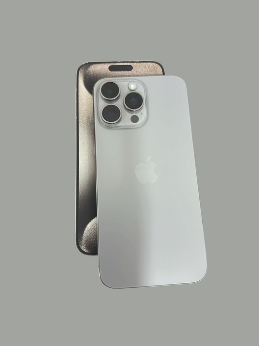 Iphoneio Official premium smartphone with titanium frame and triple-camera system shown against a black background.